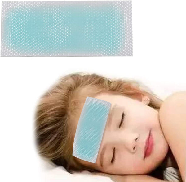 40 Sheets Cooling Gel Patches for Fever Relief - Forehead Strips for Dog, Baby, Kids, and Adults to Relieve Headache