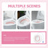 Portable Sitz Bath Basin with Flush for Postpartum and Postoperative Care, Foldable Pink Wash Basin for Pregnant Women