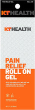 KT Tape Health Pain Relief Gel, Time-Released Topical Relief for Back Pain, Sciatica, Arthritis, 3.0 oz Roll-On