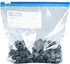 Restaurantware Bag Tek 1 Pint Freezer Slider Bags - 25 Disposable Zipper Pouch Bags for Food Storage