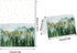 KTHONIOMANTE 24 Pack 6 7.9x5.9 Inches Green Forest Thank You Cards with Envelopes & Stickers - Watercolor Nature Blank
