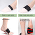 HENGXIA Arch Support Compression Sleeves for Flat Feet, Adjustable Braces for Plantar Fasciitis, 1 Pair