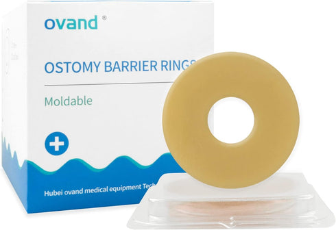 ovand Ostomy Barrier Rings - Ostomy Supplies - 2 mm Thickness Moldable Ostomy