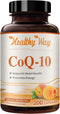 Coenzyme Q10 200mg Supplement - Once Daily CoQ10 Powder Capsules for Heart Health, Antioxidant Support