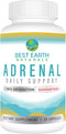 Best Earth Naturals Adrenal Support for Adults - 30 Day Supply with Holy Basil, B Vitamins, Ashwagandha