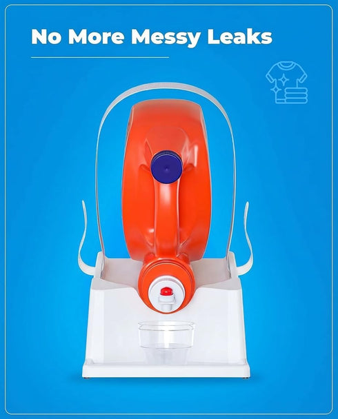 TidyFriend Liquid Laundry Detergent Holder Stand with Drip Tray & Rubber-Grip Feet, Stand for Laundry Room Organization