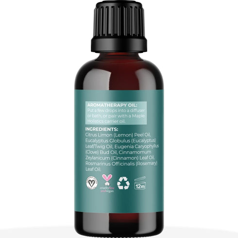 Set Maple Holistics Essential Oils - Relaxing Essential Oil Blends for Diffuser with Mint and Citrus Essential Oils
