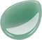 CrystalTears Green Aventurine Crystal Worry Stone, Polished Healing Crystals Pocket Palm Stone for Anxiety Relief