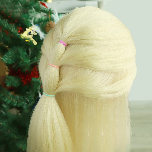 YGDZ 4000pcs Elastic Hair Bands, Clear & Colorful Hair Ties for Baby Kids Toddlers (2000pcs Clear + 2000pcs Colorful)