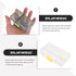 SOPOTUTU 2pcs, 9-Compartment Portable Medicine Organizer Box Weekly Pill Container, Large Capacity Travel Medicine Case