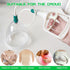 LNQ LUNIQI Set Vacuum Cupping for Breast Massage - Silicone Cups with Hand Pump for Body Contouring, Muscle Relaxation