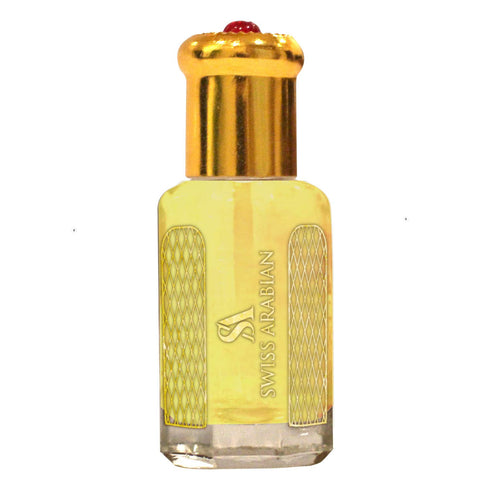 Swiss Arabian Fez 12mL | Artisanal Hand Crafted Attar Style Cologne for Women & Men | Gift/Party Favor Body Oil