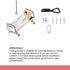 lqwidyf Bed Trapeze for Elderly,Stand Ladder Bed Helping Pull up Handles for Disabled,Ceiling Mounted Trapeze for Bed