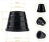 10 Pcs Hookah Grommet, Thick Silicone Rubber Grommet for Ceramic, Clay Bowls, Black