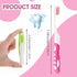 2Pcs Travel Toothbrush - Portable Soft Folding Toothbrushes for Travel Camping Hiking