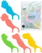 Piico Unflavored Kids Floss - No Fluoride Dual Line Dental Floss Picks, Fun Oral Care in Colorful Design - 80 Count Dino