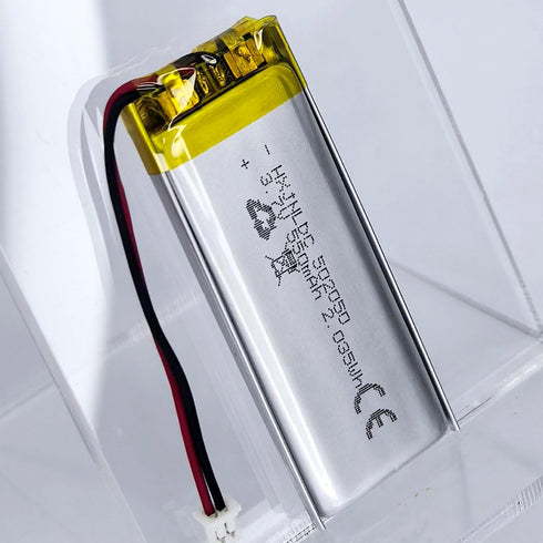 HXJNLDC 3.7V 550mAh 502050 3.7-5V 2-Wire DC Rechargeable Lithium Polymer Battery, Suitable for DIY Electronic Products