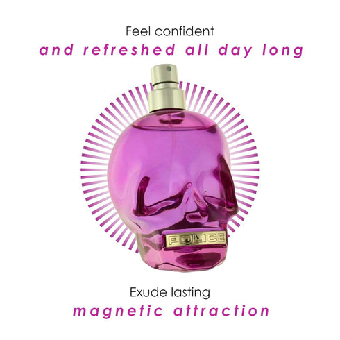 Police To Be Woman Perfume - 4.2 oz EDP Spray - Floral Fruity Fragrance with Apple & Lime