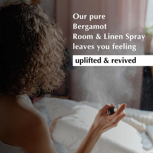 Bergamot Room, Linen & Pillow Spray by Aromafume, 100ml/3.38 fl oz, Aromatherapy Spray for Relaxation