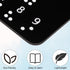 Penitue 19x12cm/7.5x5in Braille Alphabet Board with Raised Dots, Braille Alphabet and Number Board Learning Letter