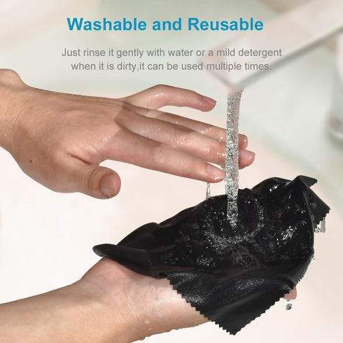 Mcyye 8 (6"x7"), PCS Microfiber Cleaning Cloth for Glasses Premium Eyeglass Cleaning Cloth, Lens Wipes Cloth