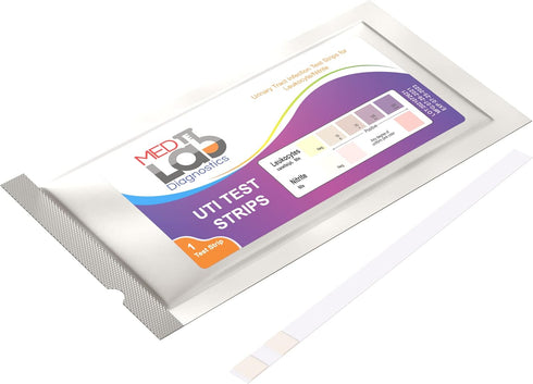 Strips(Pack 6) UTI Test of Individually Wrapped Urinary Tract Infection Urine UTI Test Kit for Women, Men, Kids Cats