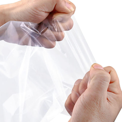 Zcintert Clear Cello ???????????????????? ?????????? ????????, 100 Pcs - 8" x 11" Plastic Gift Bags for Party Favors