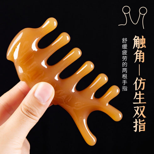 Piegricdiat Portable Massager Portable Neck Massager Scalp Massager Wide Tooth Combs