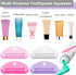 TKYZMS 4 Pcs Toothpaste Squeezer,Plastic Toothpaste Tube Squeezer Toothpaste Dispenser Hanging Toothpaste Clip
