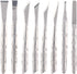 Ingrown Toenail Tool, 8pcs Stainless Steel Foot File Dead Skin Horny Remover Foot Callus Sha ver Foot Skin Planer Pedicure Tool Set for Ingrown Foot Fingernail Care