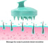 See You Always Hair Scalp Massager Shampoo Brush - Green Silicone Comb for Scalp Care Hair Wash