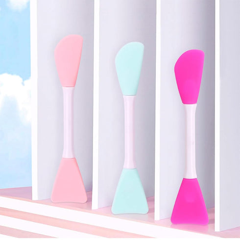 Mask Applicator Silicone Face Brush for Mud Cream, Clay Mask, DIY Mixing Spatula, Handheld Scoop Skin Care Tool