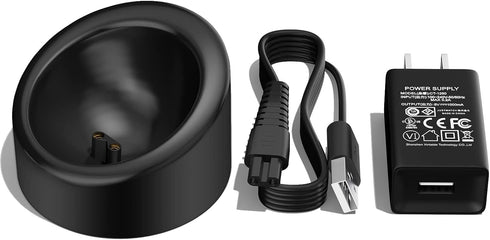Replacement Charging Dock for MANSCAPED Lawn Mower 3.0/2.0, Electric Groin Hair Trimmer Adapter Power Cord