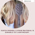 Eco-Friendly Hair Brush with Extra Soft Bristles, Vented Detangler for Wet and Dry Hair, Sky Color
