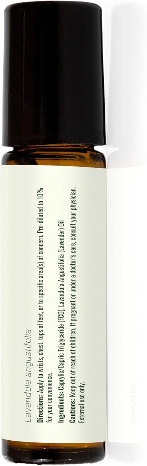 Plant Therapy Lavender Essential Oil 100% Pure – Pre-Diluted Roll-On, Natural Aromatherapy, Therapeutic Grade 10 mL