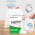 Trash Bags 8-10 Gallon Drawstring, 60 Count Garbage Bags, Heavy Duty White Plastic for Kitchen, Bathroom