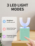 IPX7 U-Shaped Electric Toothbrush for Adults, Electric Toothbrush with Waterproof