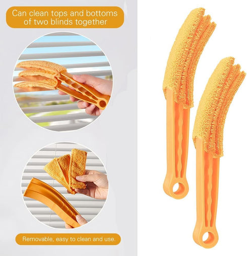 AKOAK Window Blinds Cleaning Brush - Fan Blade Cleaner with Ultra-fine Fiber Tube Sleeve, Washable Pack of 1