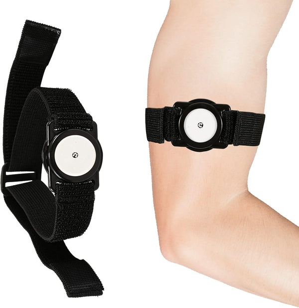 Armband for Freestyle Libre 1 & 2, Diabetes CGM Holder, Adjustable 4" to 16" Arm & Leg Band for Sensor Protection