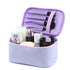 Meiyuuo Small Makeup Bag Cosmetic Organizer Waterproof Zipper Pouch for Women (Light Lavender Purple)