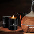 TranquilBliss 7.6oz Rose & Sandalwood Black Scented Candles for Men - Soy Wax Candle for Home Scented - Men Candle