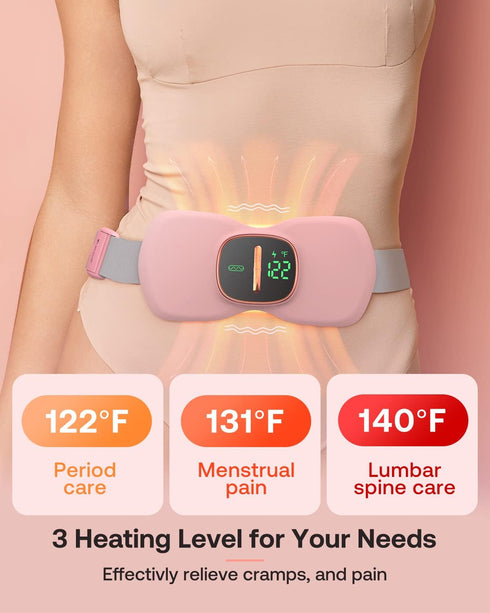 Portable Cordless Heating Pads for Period Cramps, FSA HSA Eligible, Ideal Gifts for Women & Girls