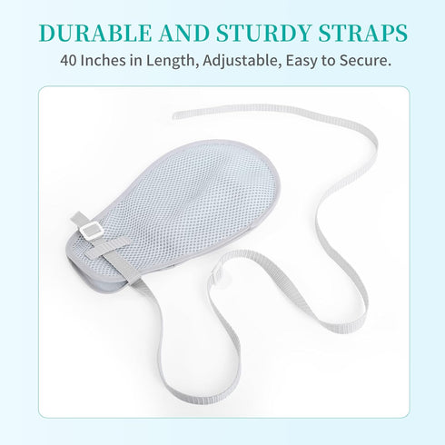 Medical Restraint Gloves 2Pcs, Hand Protective Gloves for Autistic Child, Bed Restraints Mitts