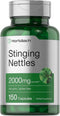 Horbaach Stinging Nettle Capsules, 2000mg, 150 Count, Herbal Leaf Extract Supplement, Non-GMO, Gluten Free