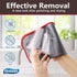 Carbon Cloth Lint Free Glass Cleaning Cloth Window Polishing Streak Free Microfiber Miracle Easy Clean Rag Reusable for Mirror Kitchen Dish Auto Detailing, Pack of 6, 16"x12", 400GSM