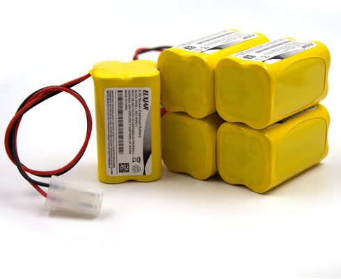 elxjar 4.8V 800mAh Ni-CD AA Battery Pack Replacement, 2-Pack for Energizer