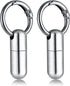 Qianyu 2 PCS Small Pill Case Micro Keychain Pill Holder Portable Waterproof Container
