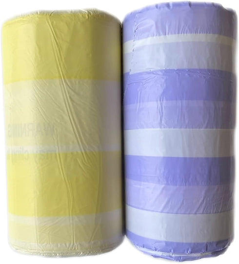 Hero Small Flap-Tie Trash Bags, 4 Gallon, Lavender & Lemon Scent, 40 Count, Bonus Clementine Sticker, Pack of 2