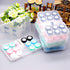 6 Pack Contact Lens Case, Portable Spin Top Cases with Remover Tool for Travel & Home