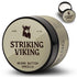 Striking Viking Beard Butter, Non Greasy Beard Cream for Men with Natural Ingredients, 4oz Vanilla Scent